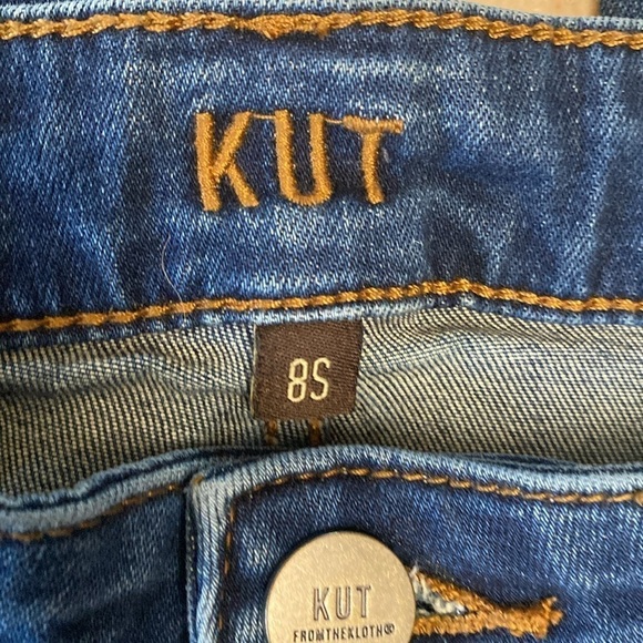Kut From the Kloth Women’s Baby Bootcut Jeans Mid Rise Medium Wash Size 8S Denim - Picture 11 of 14